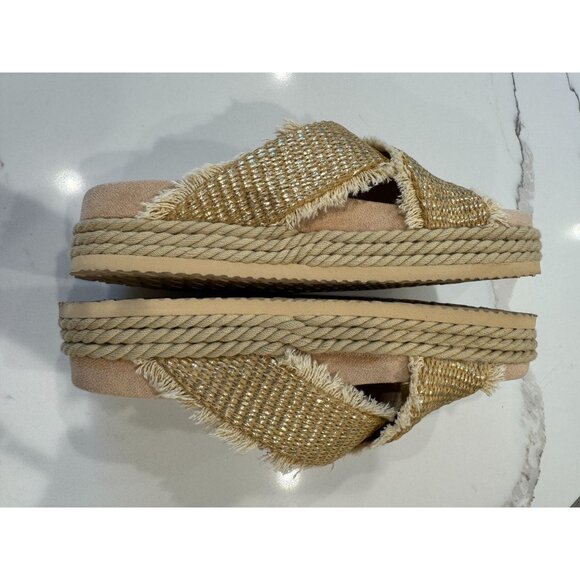 Mou NEW Criss Cross Rope Sandal in Raffia Size 38 - Picture 5 of 9